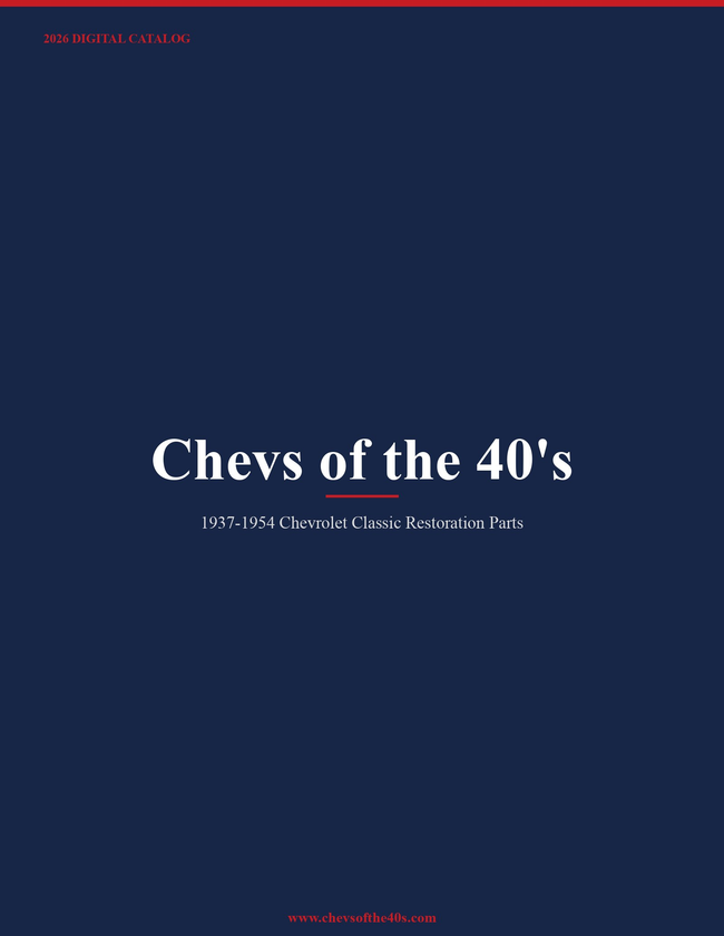 Chevs of the 40's 2026 Catalog Catalog Cover