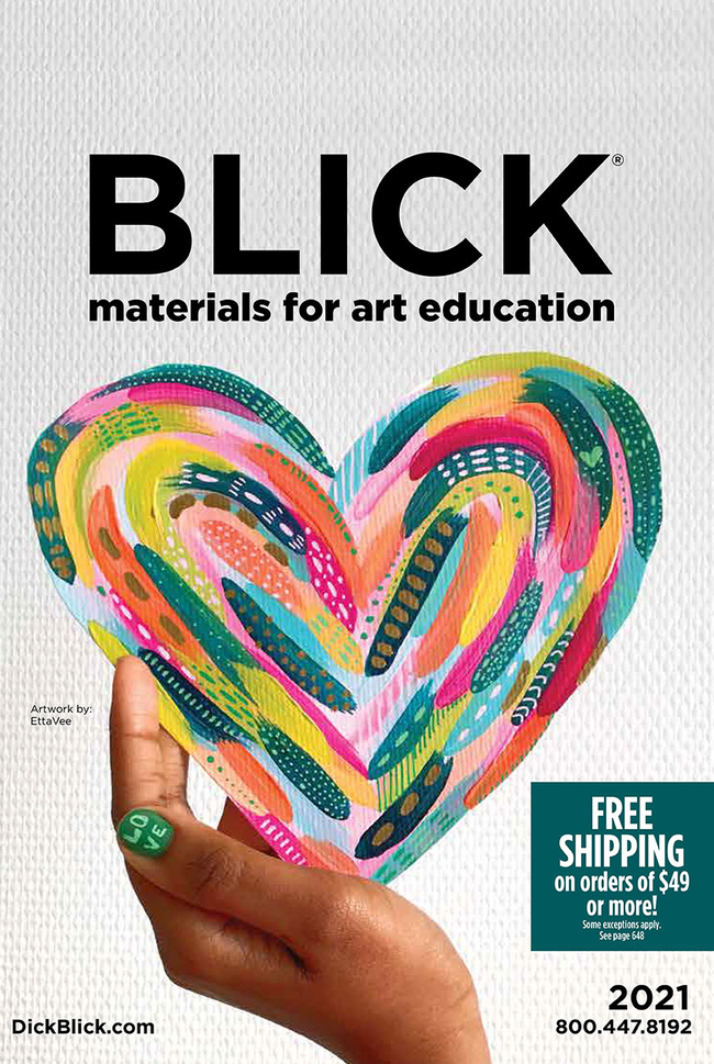 Dick Blick Art Materials Catalog Cover