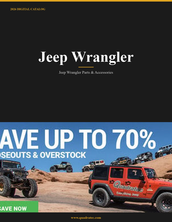 Jeep Wrangler 2026 Catalog Catalog Cover