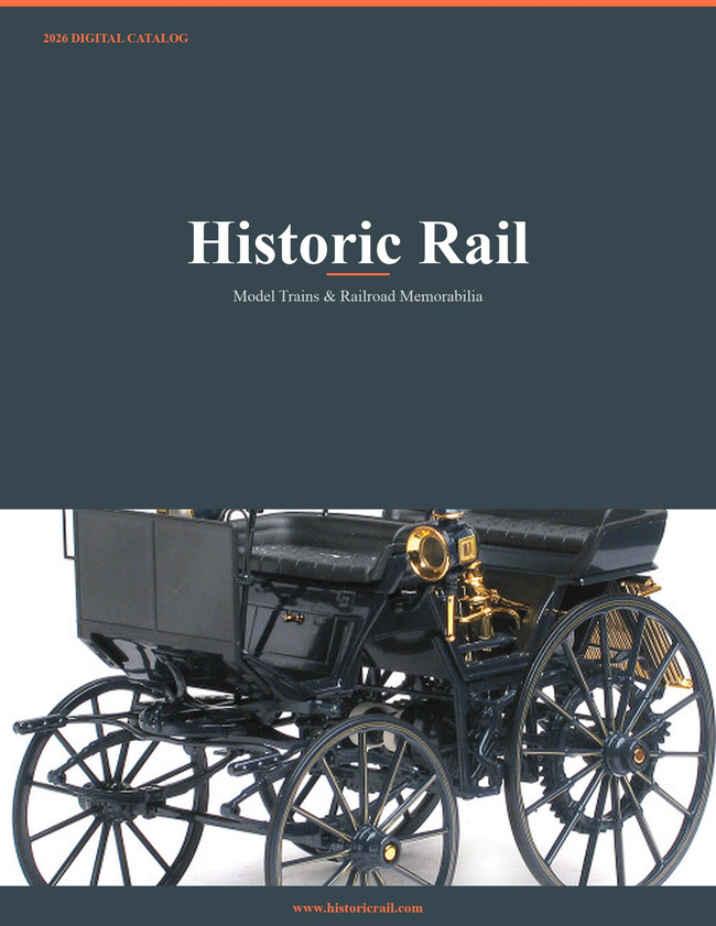 Historic Rail 2026 Catalog Catalog Cover