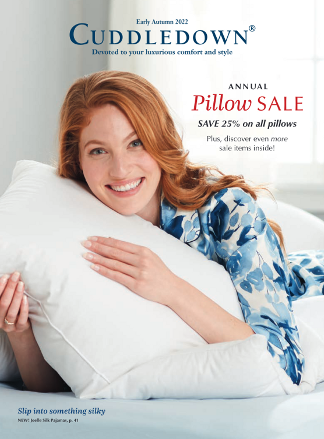 Request a Free 2022 Cuddledown Home Decor Catalog