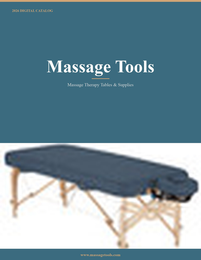 Massage Tools 2026 Catalog Catalog Cover