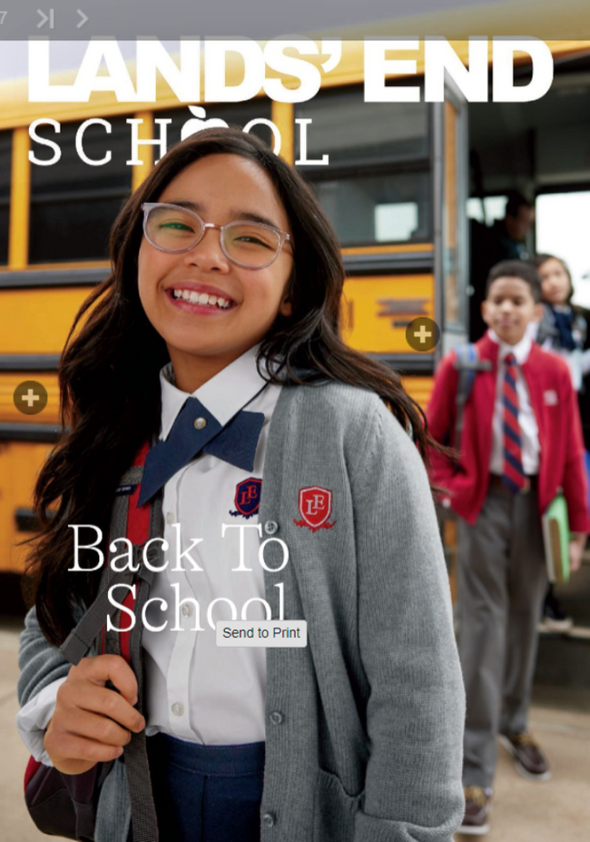 Lands' End - School Catalog Cover