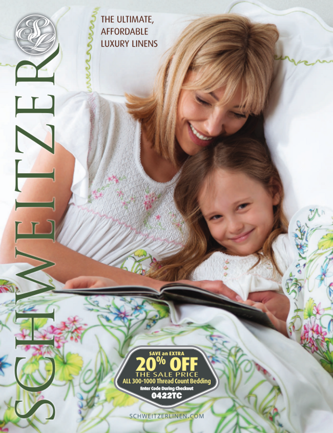 Schweitzer Linen Catalog Cover