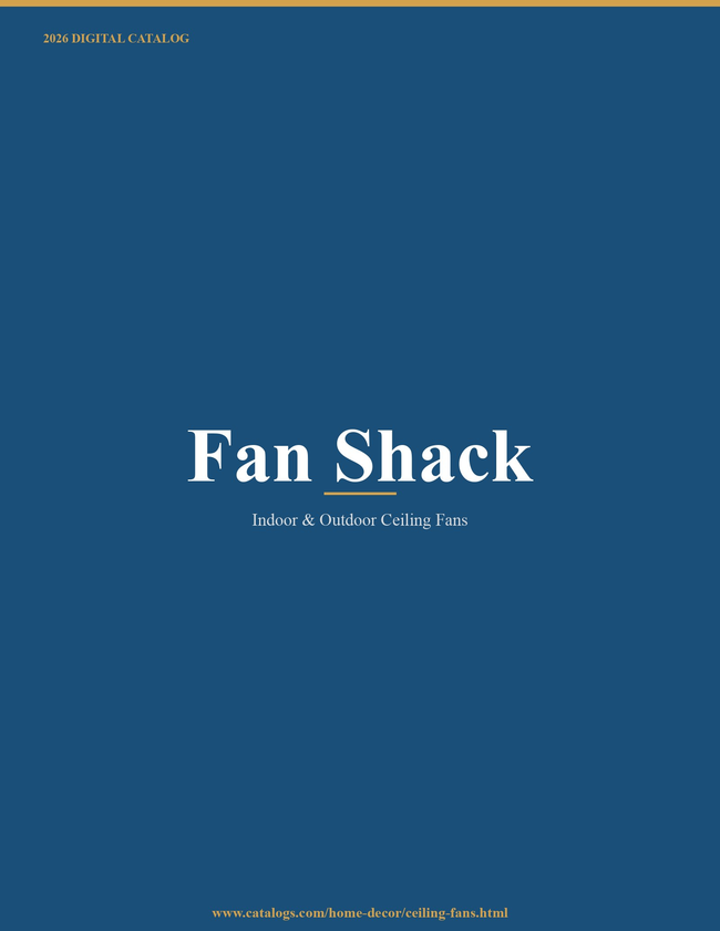 Fan Shack 2026 Catalog Catalog Cover