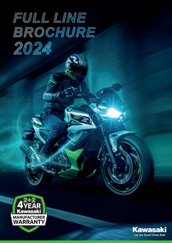 Kawasaki 2024 Full Line Brochure Catalog Cover