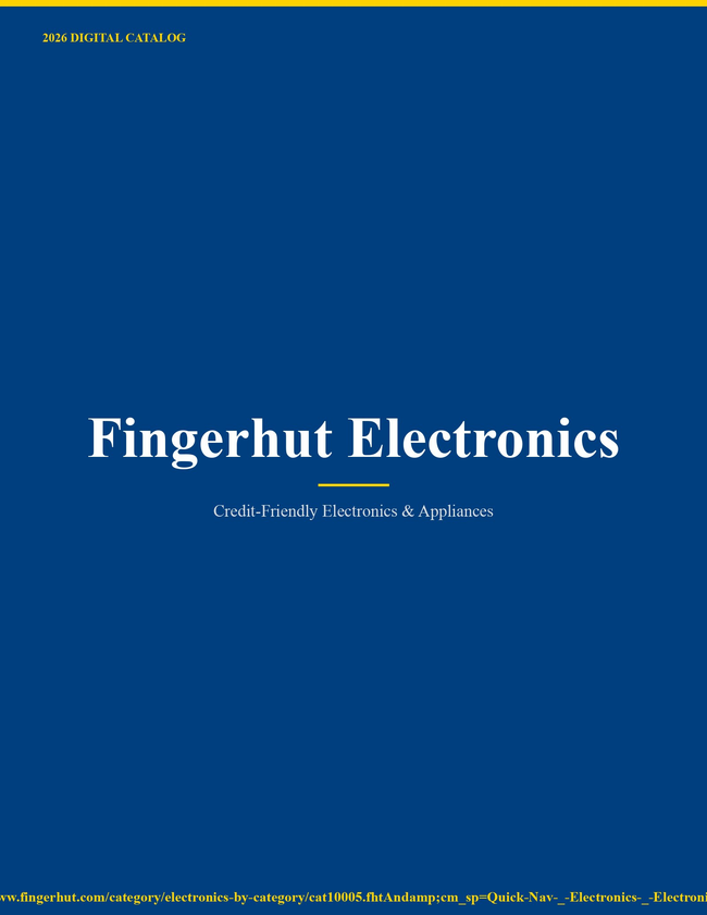 Fingerhut Electronics 2026 Catalog Catalog Cover