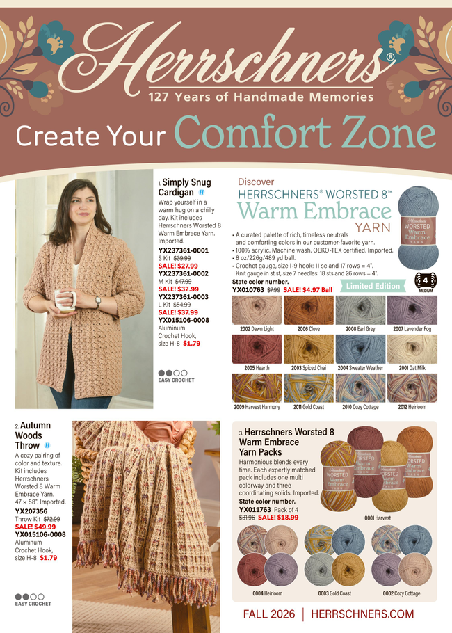 Herrschners - Knitting & Crocheting Catalog Cover