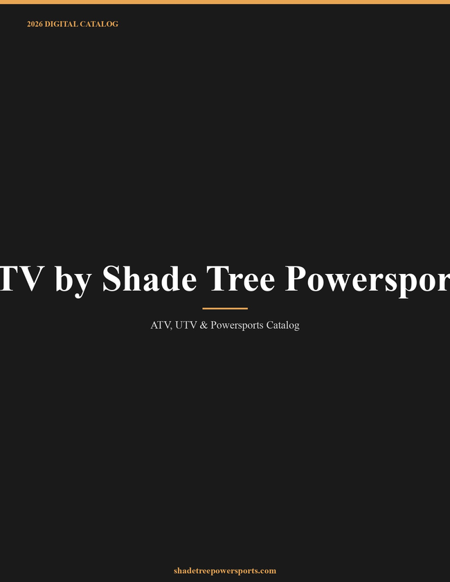 ATV by Shade Tree Powersports 2026 Catalog Catalog Cover
