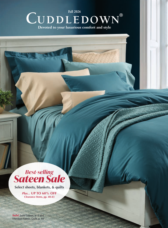 Cuddledown Catalog Cover