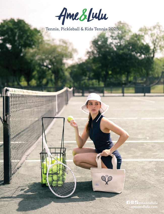 Ame & Lulu Spring 2025 Tennis & Pickleball Catalog Catalog Cover