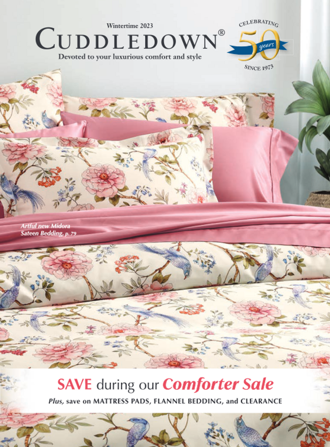 Cuddledown Catalog Cover