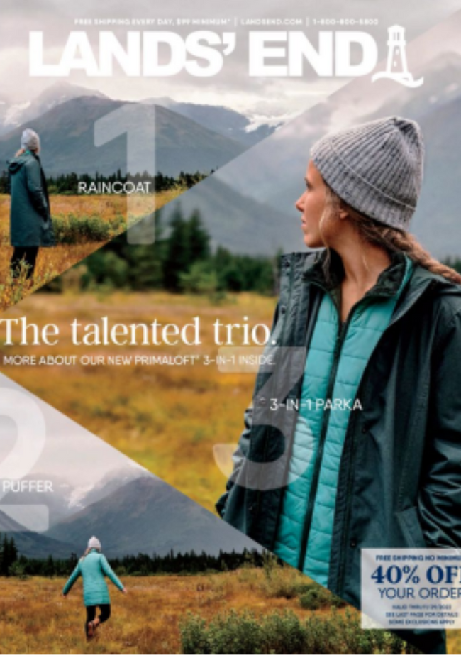 Lands' End - Holiday Catalog Cover