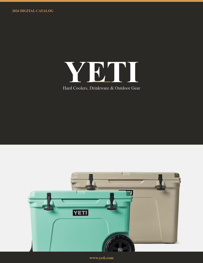 YETI 2026 Catalog Catalog Cover