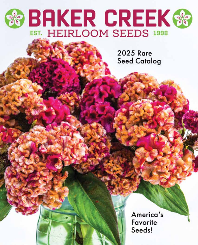 Baker Creek 2025 Whole Seed Catalog Catalog Cover