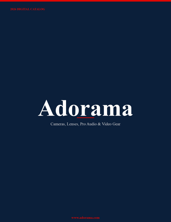 Adorama 2026 Catalog Catalog Cover