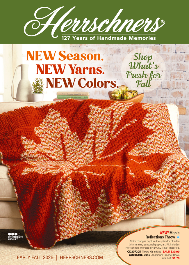 Herrschners - Knitting & Crocheting Catalog Cover