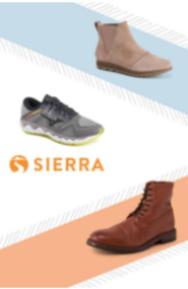 Sierra Shoes etc Catalog Cover