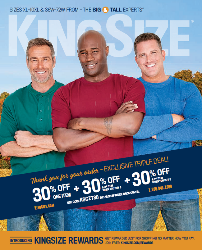 King Size - Full Beauty Brands Catalog Cover