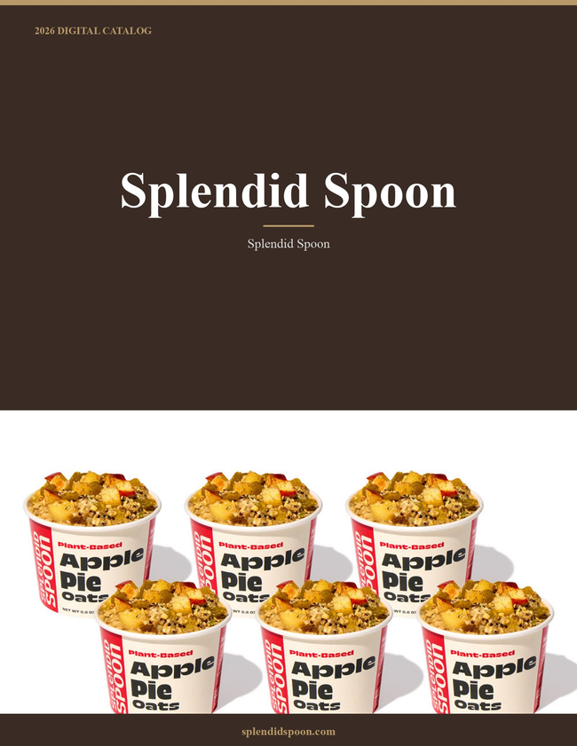 Splendid Spoon 2026 Catalog Catalog Cover
