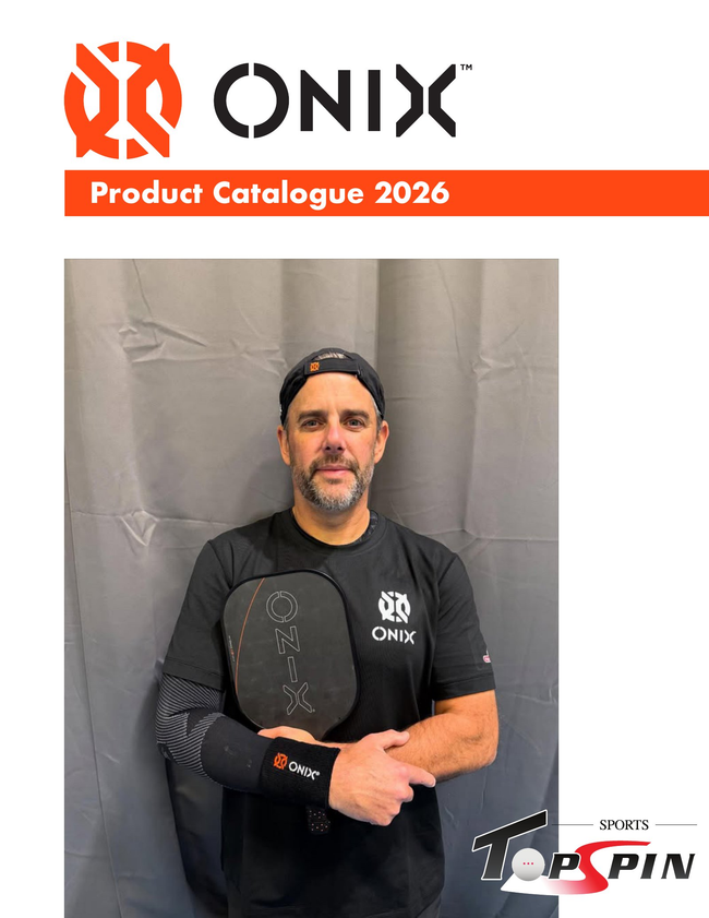 Onix Pickleball Product Catalogue 2026 Catalog Cover