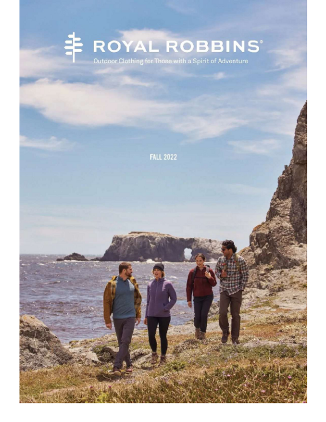 Royal Robbins Catalog Cover