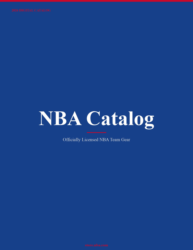 NBA Catalog 2026 Catalog Catalog Cover