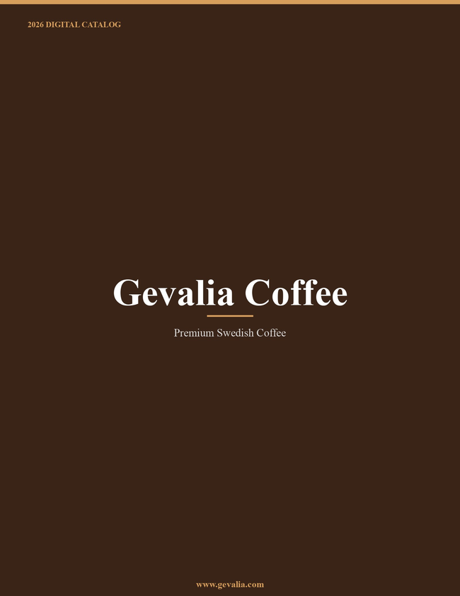 Gevalia Coffee 2026 Catalog Catalog Cover