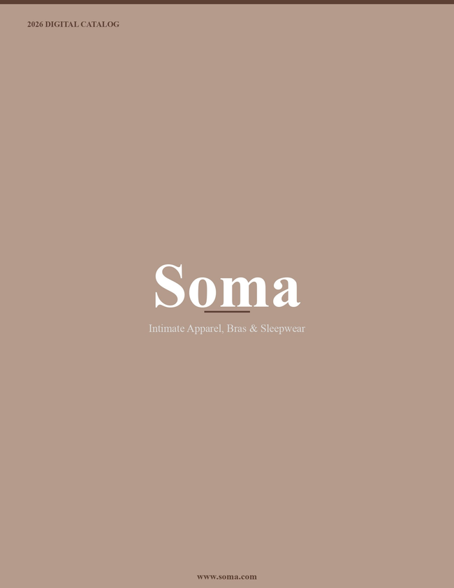 Soma 2026 Catalog Catalog Cover