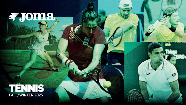 Joma Tennis Fall/Winter 2025 Catalog Catalog Cover