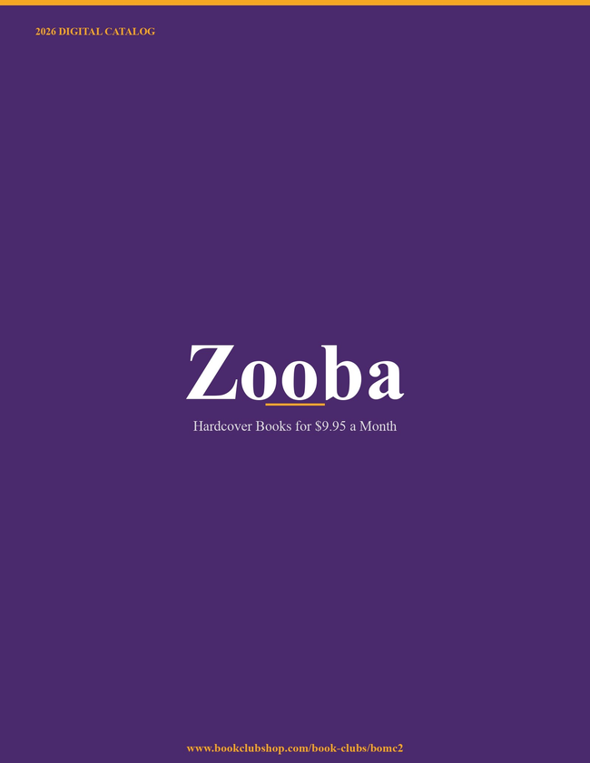 Zooba 2026 Catalog Catalog Cover