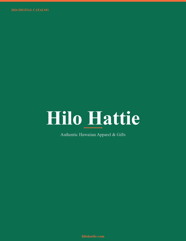 Hilo Hattie 2026 Catalog Catalog Cover