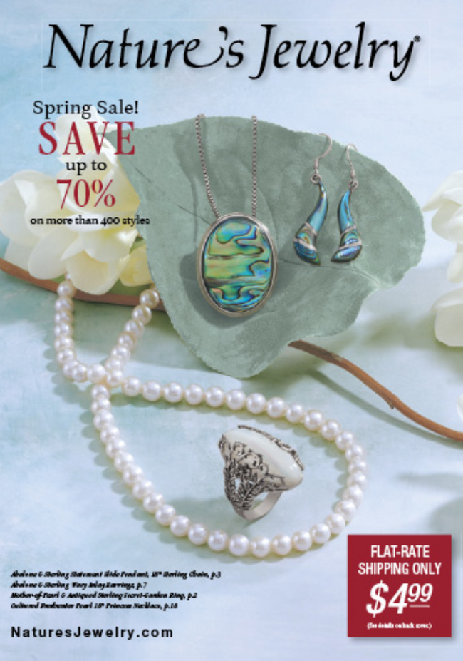 Nature's Jewelry Catalog Cover