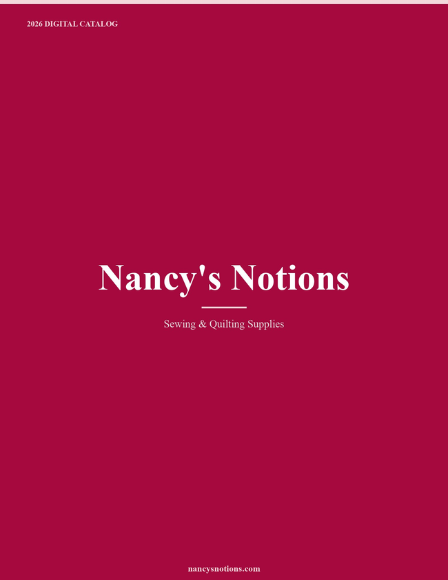 Nancy's Notions 2026 Catalog Catalog Cover