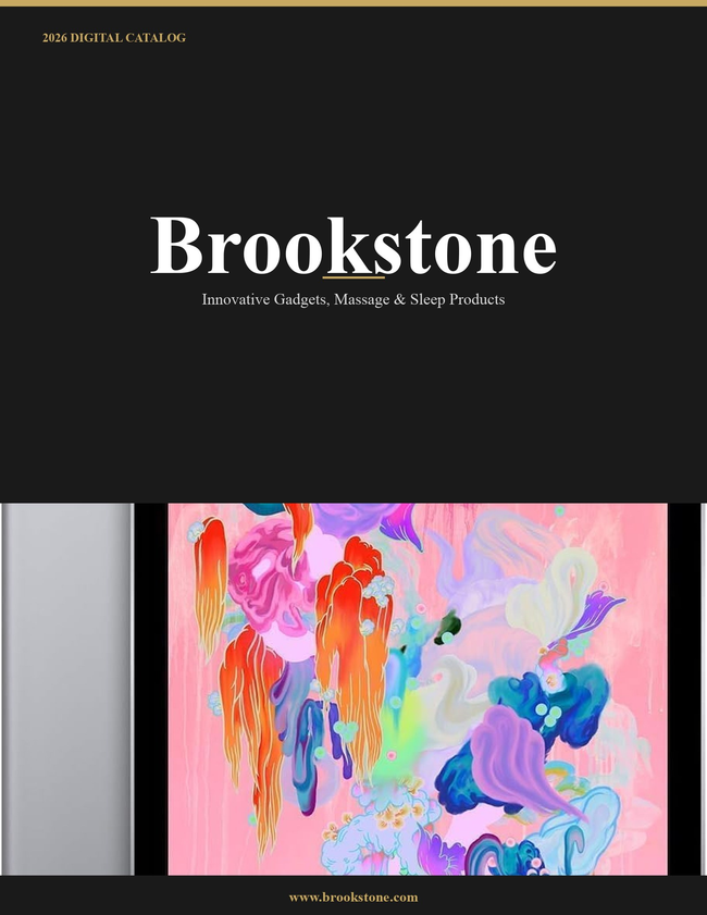 Brookstone 2026 Catalog Catalog Cover