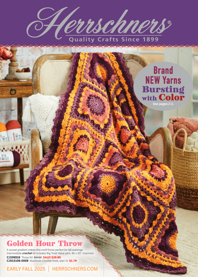 Herrschners - Knitting & Crocheting Catalog Cover