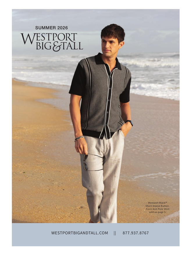 Westport Big & Tall Summer 2026 Catalog Catalog Cover