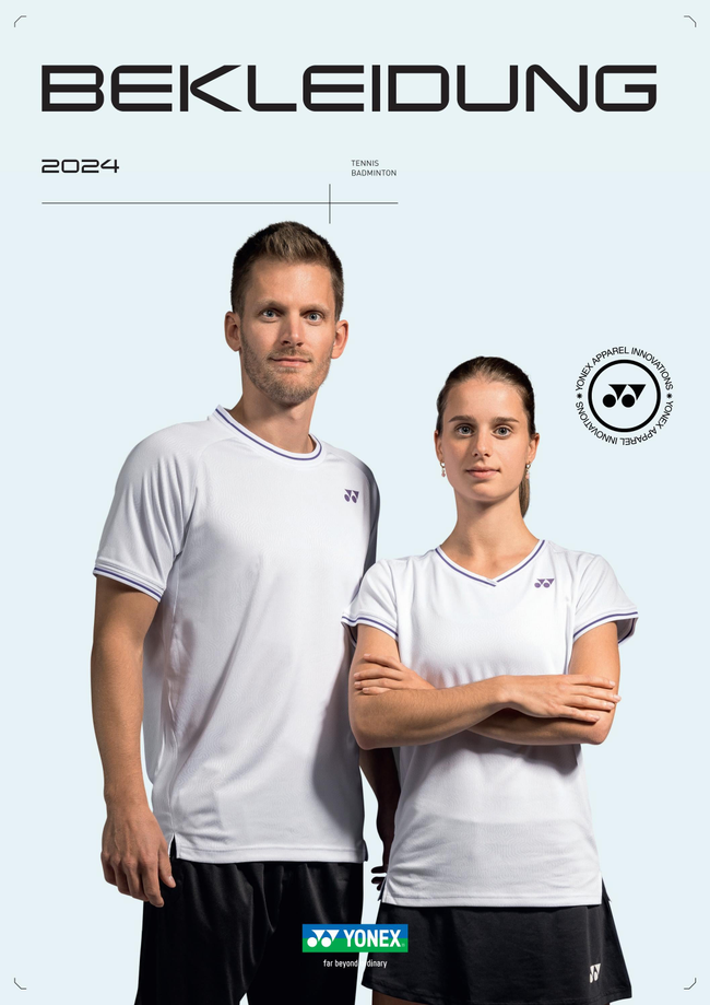 Yonex Apparel 2024 Catalog Catalog Cover