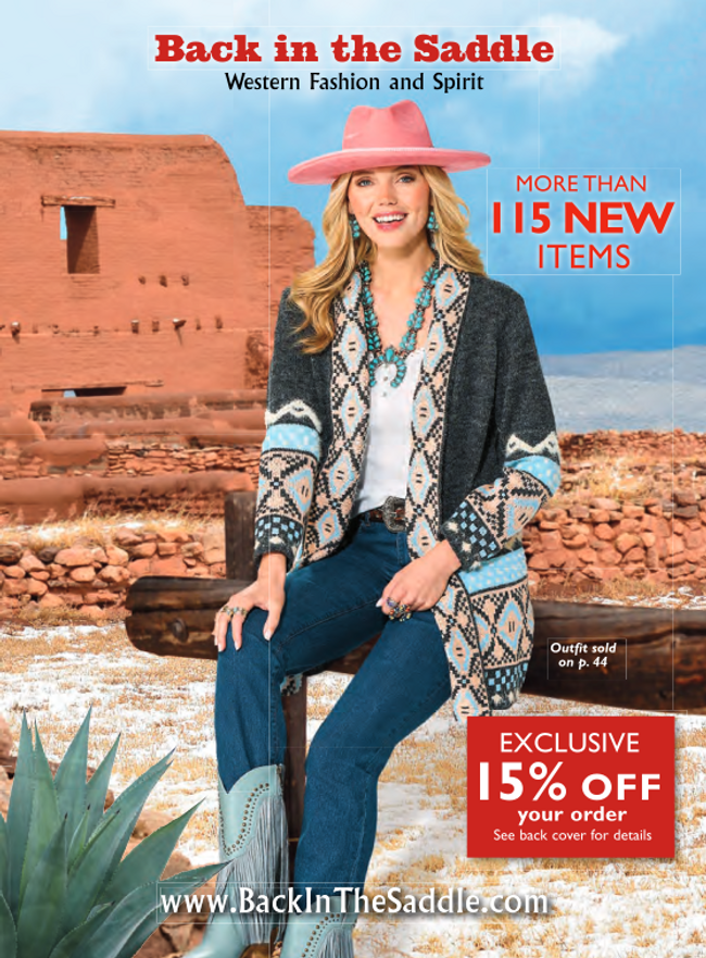 Back in the Saddle Catalog Cover