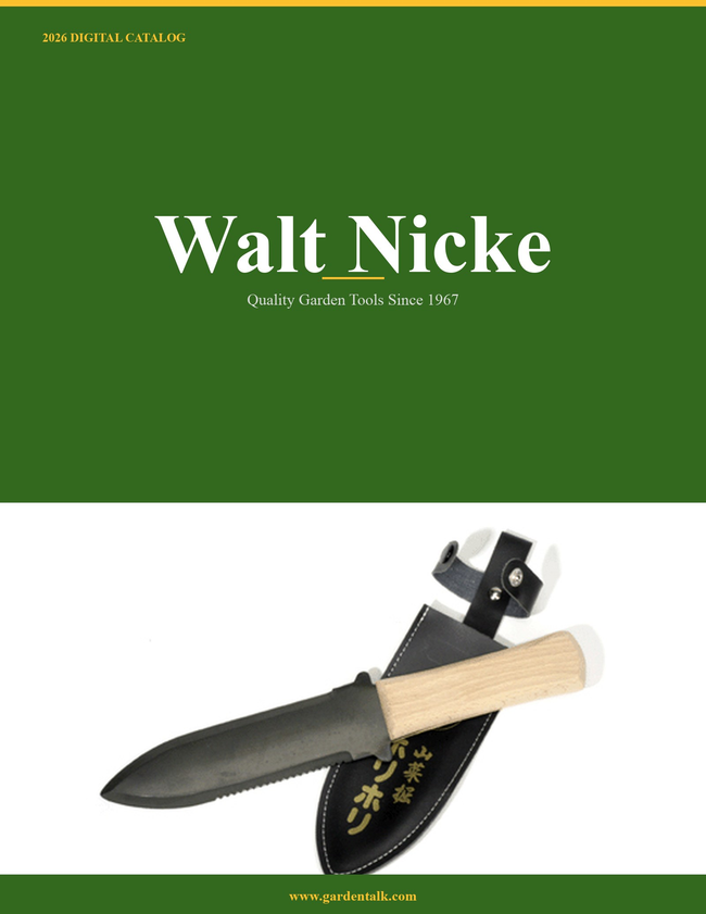 Walt Nicke 2026 Catalog Catalog Cover
