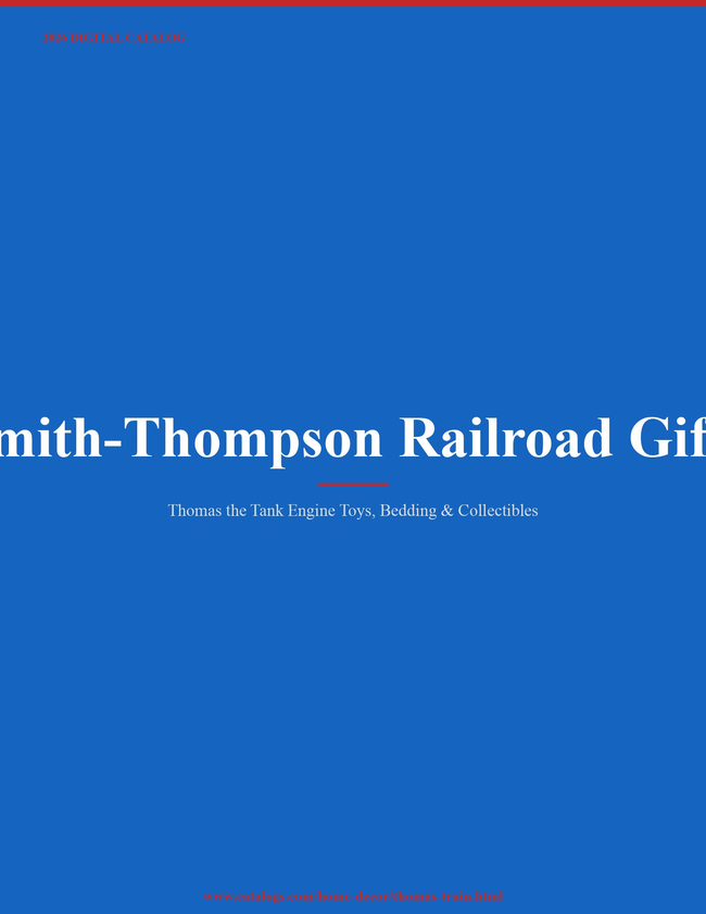Smith-Thompson Railroad Gifts 2026 Catalog Catalog Cover