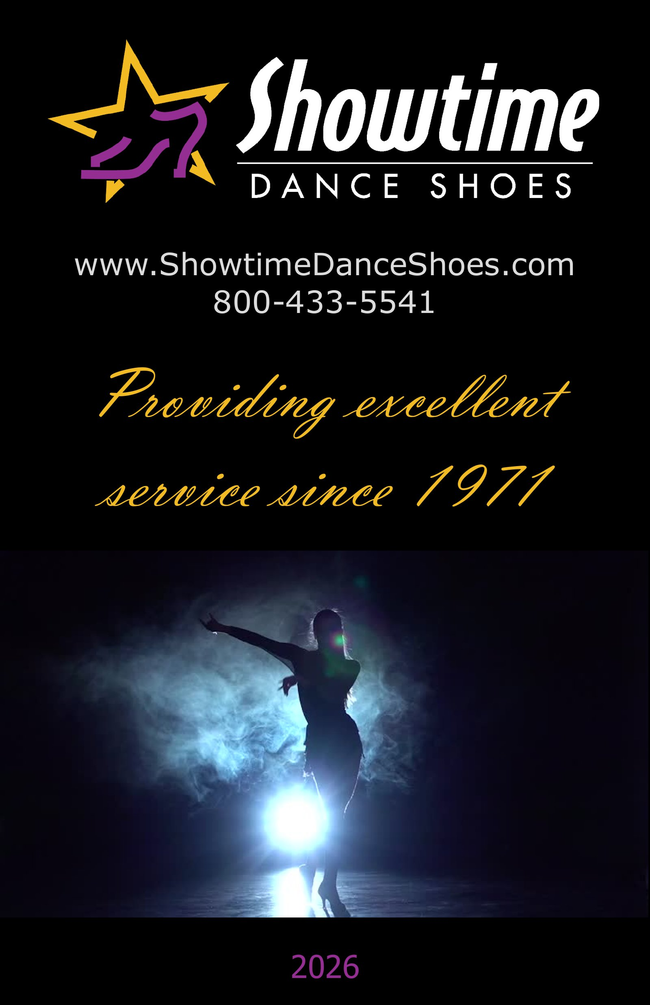 Showtime Dance Shoes 2026 Catalog Catalog Cover