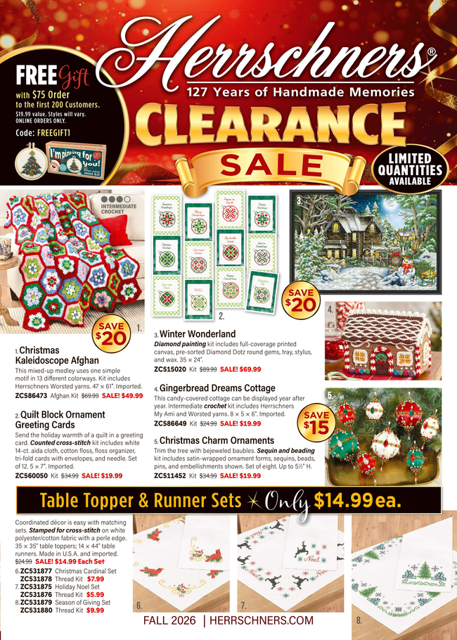 Herrschners - Christmas/Holiday Catalog Cover