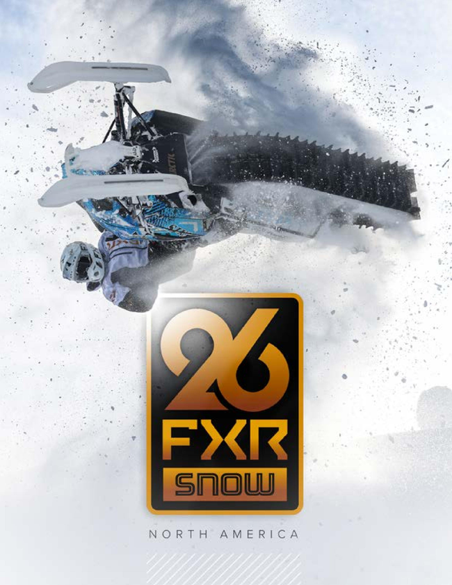 FXR 2026 Snow Consumer Catalogue Catalog Cover