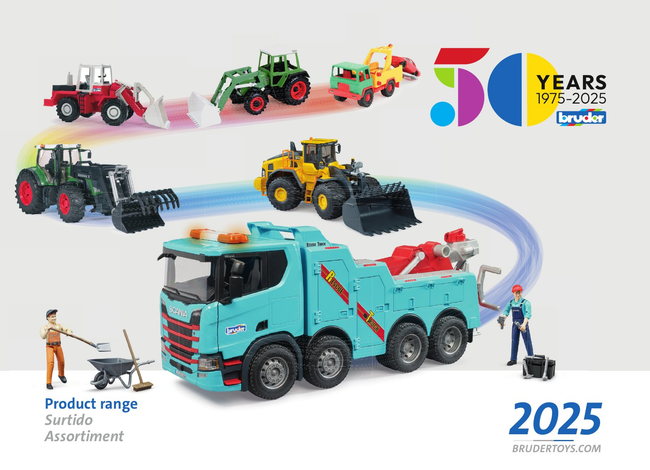 Bruder 2025 US Catalog Catalog Cover