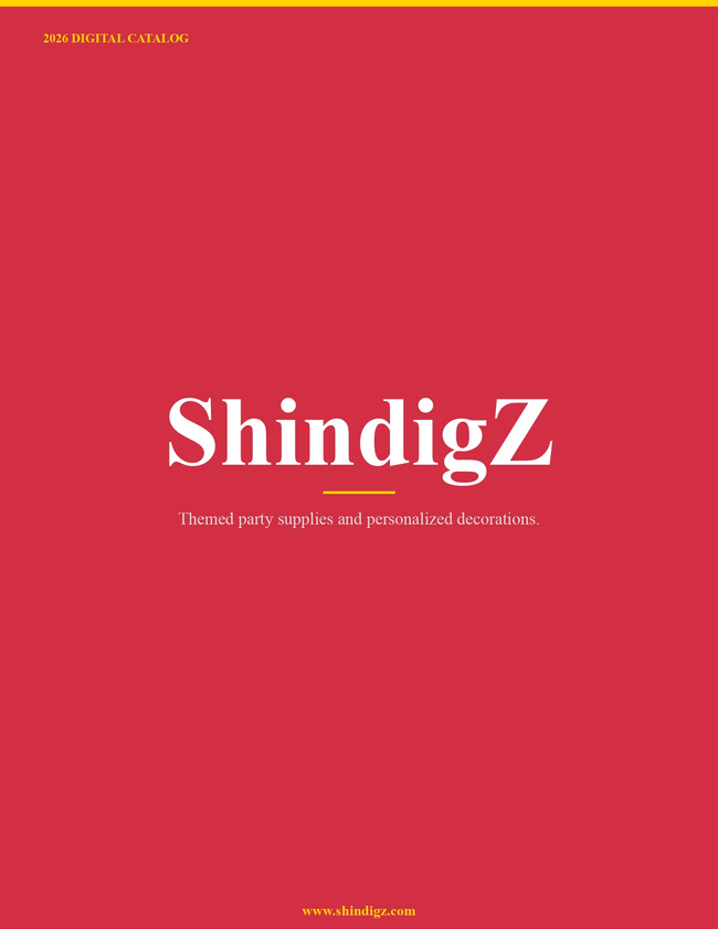 ShindigZ 2026 Catalog Catalog Cover