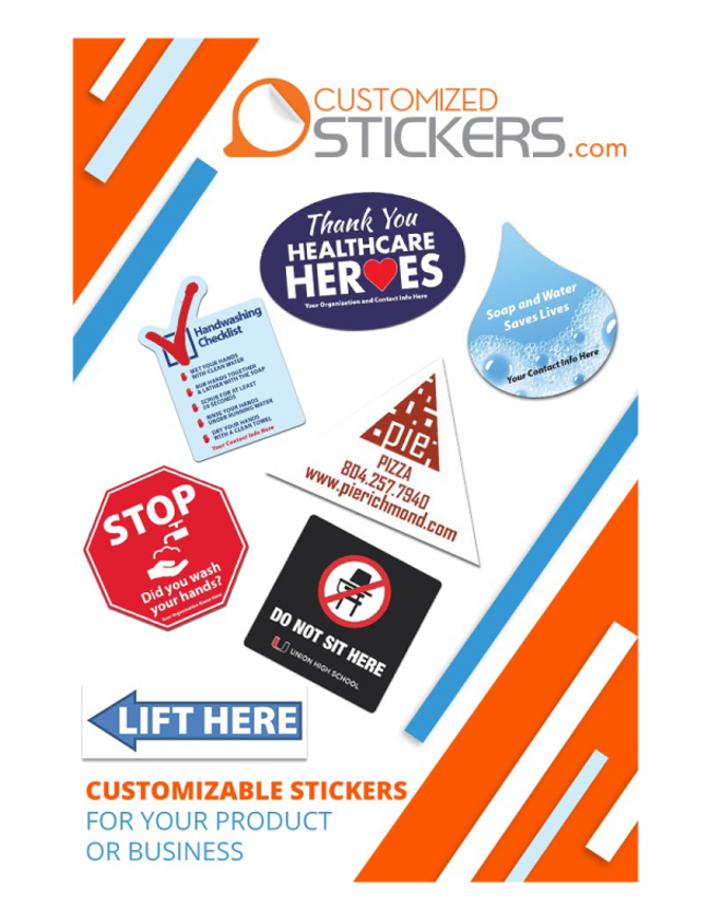 Customized Stickers Catalog Cover