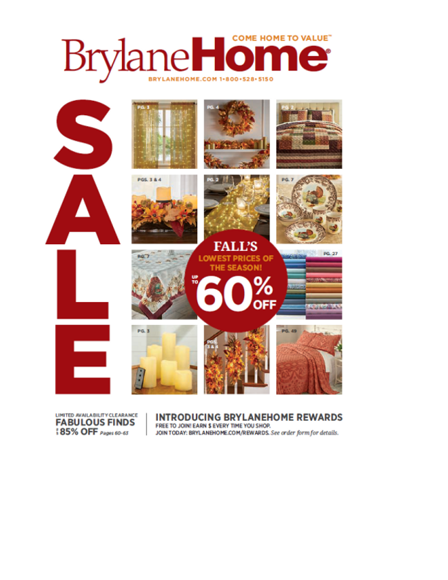 Brylane Home Catalog Cover