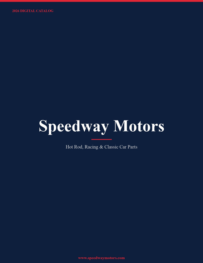Speedway Motors 2026 Catalog Catalog Cover