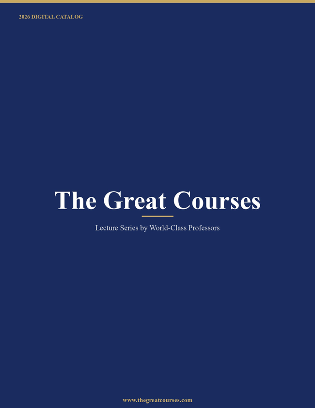 The Great Courses 2026 Catalog Cover